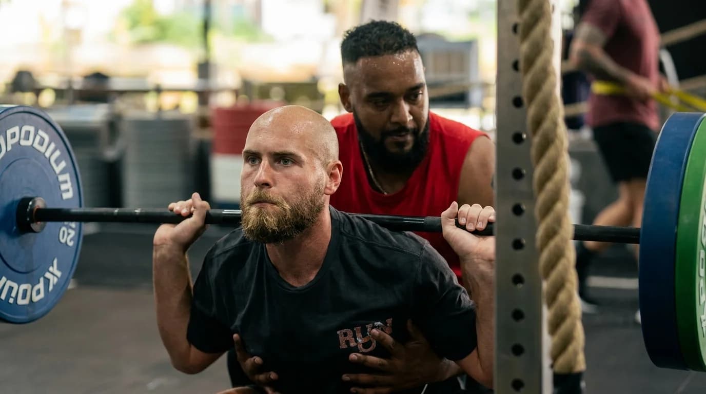 Afternoon strength or Muay Thai session