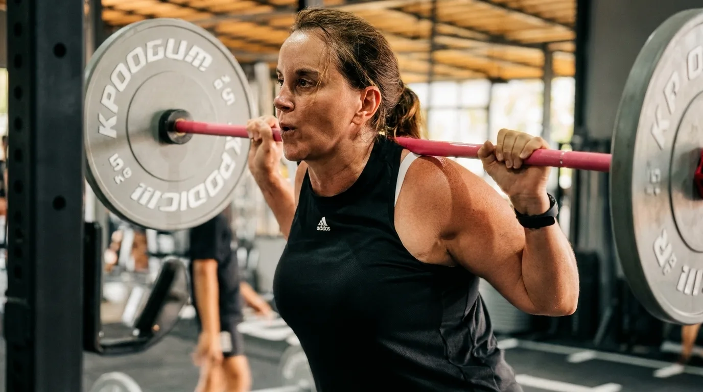 Terri, 64, training at Prime Revive Retreat in Phuket